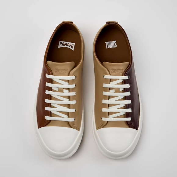 Camper Twins Leather Sneakers Shoes Multicolor,All Products : American Fashion Style Bags On Sale